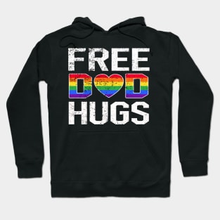 Free Dad Hugs Lgbt Pride Hoodie